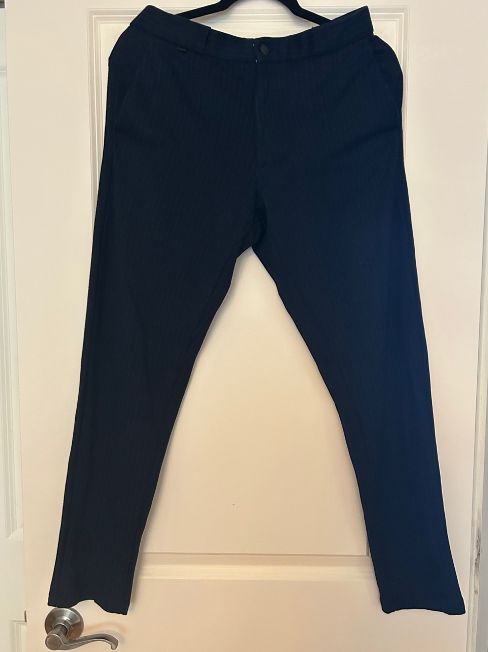 Zara Men's Black Pinstripe Dress Pants